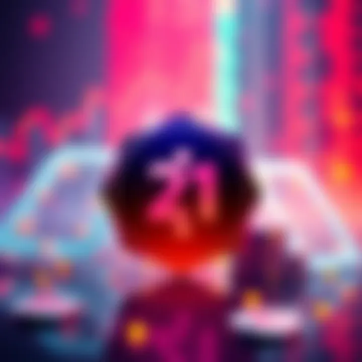 Visual of the 21 Shares Polkadot ETF launch with a Polkadot logo and digital assets background
