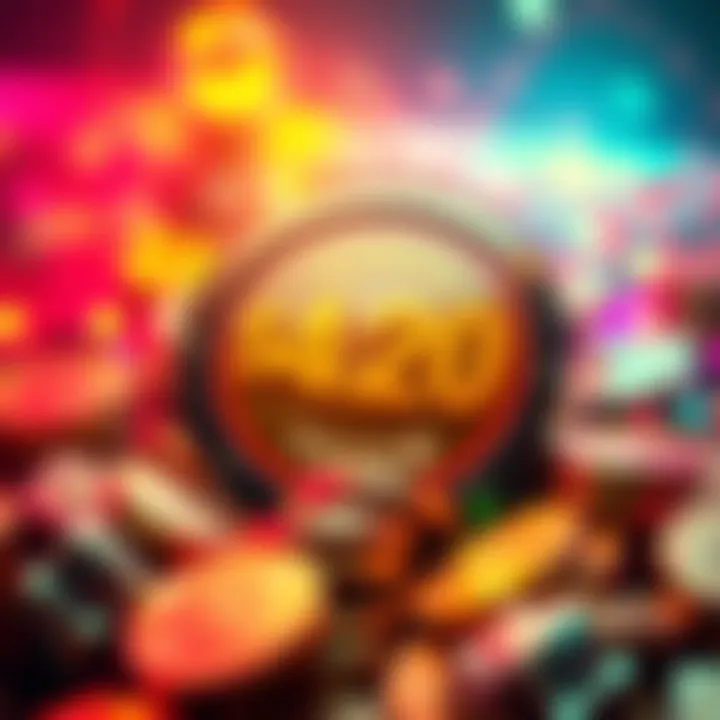 Colorful graphic showcasing the $4.20 token with coins and digital elements