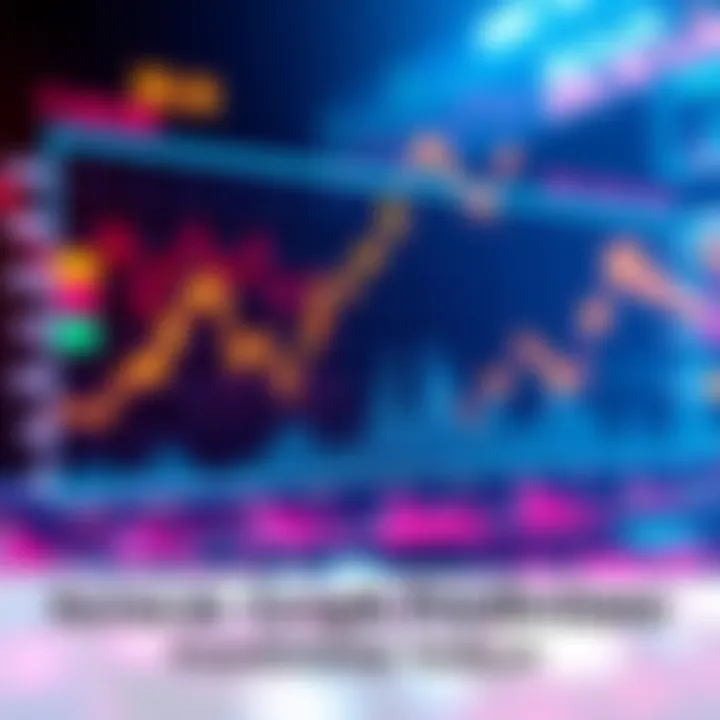 A graphic showing accurate graph predictions transforming data analysis with trend lines and charts