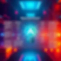 A graphic showing key features of Algorand blockchain technology and its advantages, with clear visuals illustrating its framework and operations.