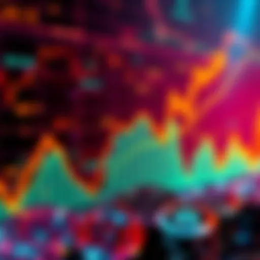 Graph showing a downward trend of altcoin prices before altseason