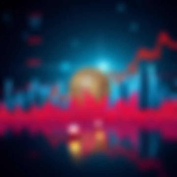 A chart showing Bitcoin's price surge to $125,296 with a calm market backdrop. Indicators suggest a strong upward trend.