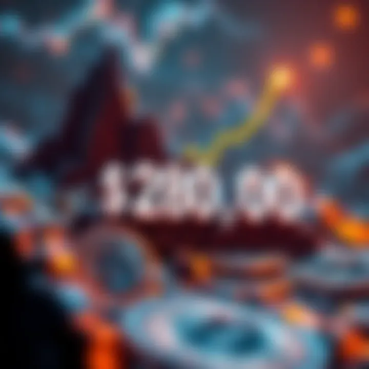 A graphic showing an upward trend in Bitcoin prices, with a bold label of $280K forecast for 2025.