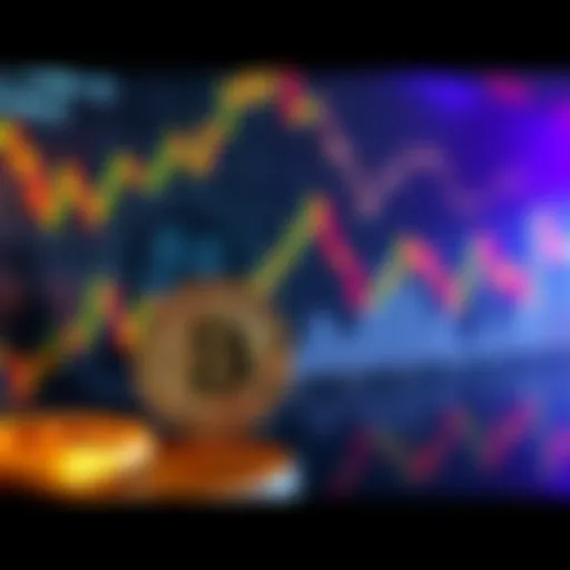 Bitcoin price chart showing a significant rise past $119,000, with a visual of liquidated shorts in the background