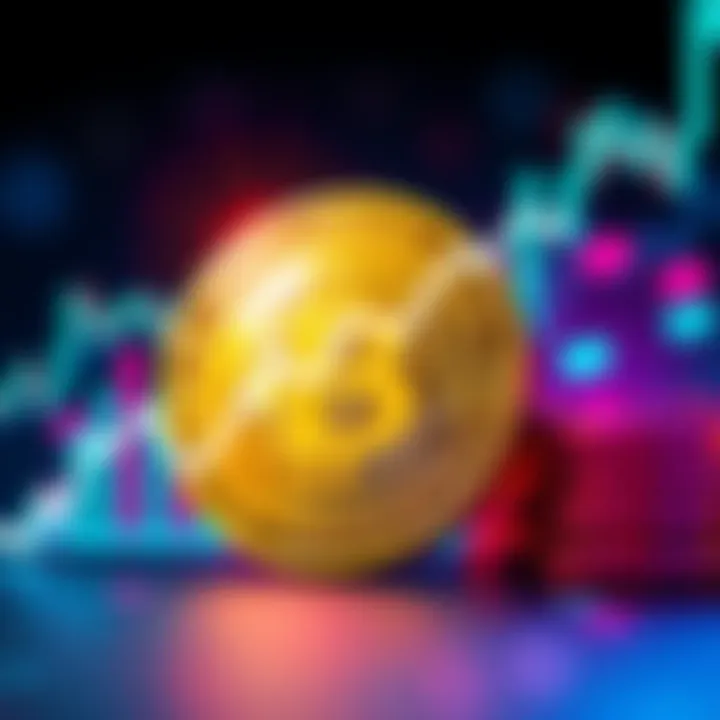 A visual representation of Bitcoin with a graph showing an upward trend, symbolizing potential new all-time highs in the crypto market.