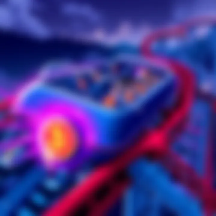 An illustration of a roller coaster with Bitcoin symbols, representing the launch of the Bitcoin Coaster meme coin.