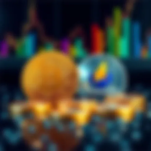 Illustration showing Bitcoin coins with Microstrategy and Winklevoss logos, representing major players in the cryptocurrency market