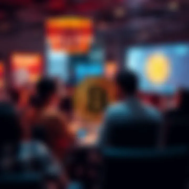 People engaging in a discussion about Bitcoin in a forum setting.