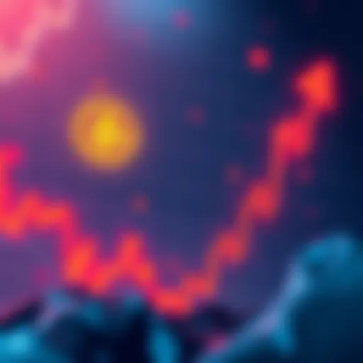 A graph showing significant drops in Bitcoin and Ethereum prices, with red indicators illustrating the decline over 90 days.