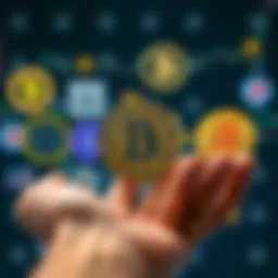 A graphic showing Bitcoin logos with large institutions' logos surrounding them, highlighting the shift of Bitcoin ownership from retail to institutions.