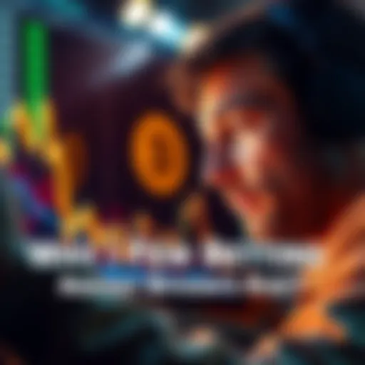 A person looking at a chart showing Bitcoin price fluctuations with a thoughtful expression, representing investors' caution in betting against Bitcoin.