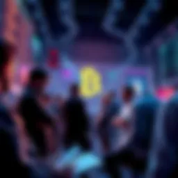 People discussing Bitcoin trends and price predictions, reflecting uncertainty in the market.