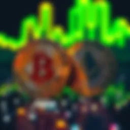 A Bitcoin coin next to a Monero coin, symbolizing connections between the two cryptocurrencies for privacy and security.