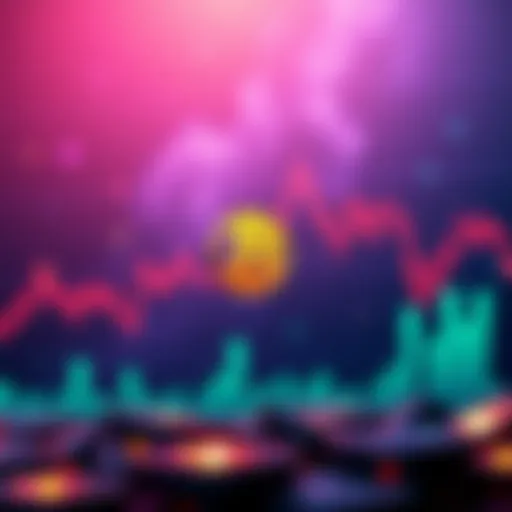 A chart showing Bitcoin's price dropping by 10% from its peak, illustrating the current market sentiment