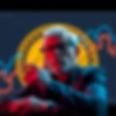Bitcoin Price Surge Prediction Author of Rich Dad, Poor Dad predicts Bitcoin's value rising to between 500K and 1M, with a backdrop of a symbol representing cryptocurrency