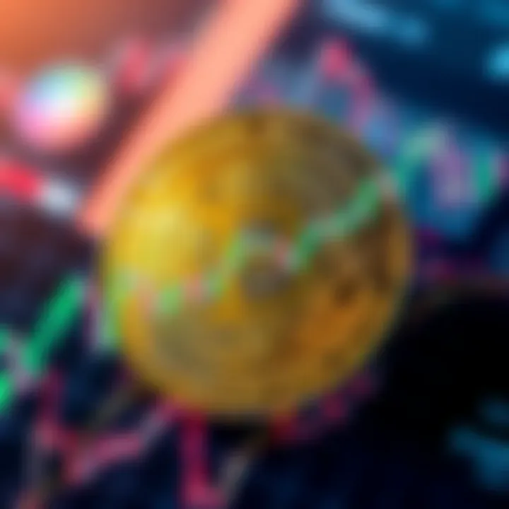 Bitcoin symbol displayed with a stable price chart at $120K