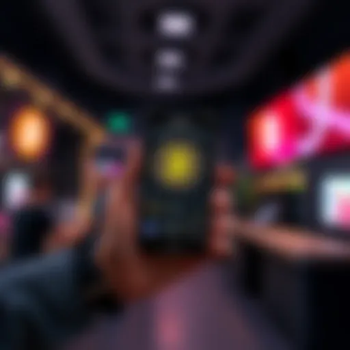 A person holding a smartphone displaying a Bitcoin wallet app with small amounts shown, symbolizing the ability to buy Bitcoin with minimal investment.