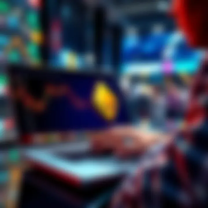 A person using a laptop to purchase Monero cryptocurrency from Ledger without KYC requirements.