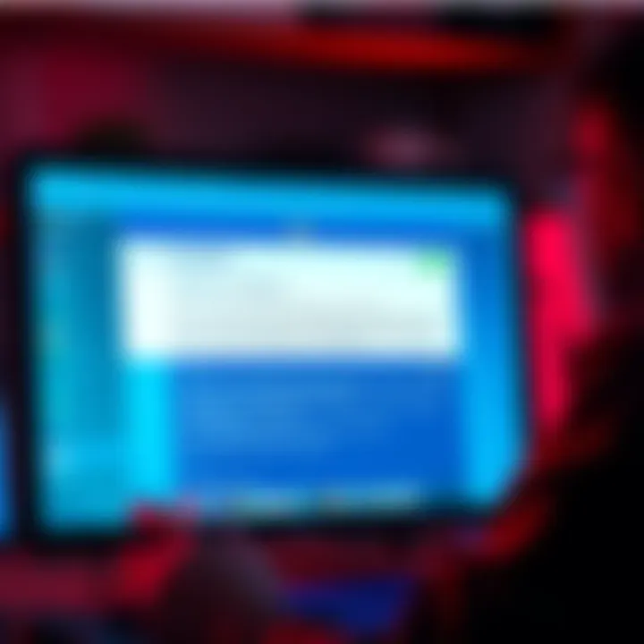 A computer screen displaying suspicious messages related to a Coinbase account, with a concerned person in the background