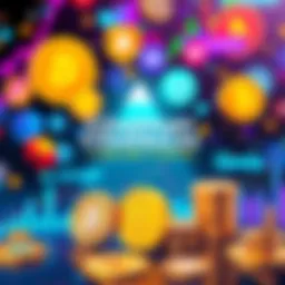 A vibrant graphic showing diverse companies transitioning to cryptocurrency with visuals of coins and charts illustrating growth.