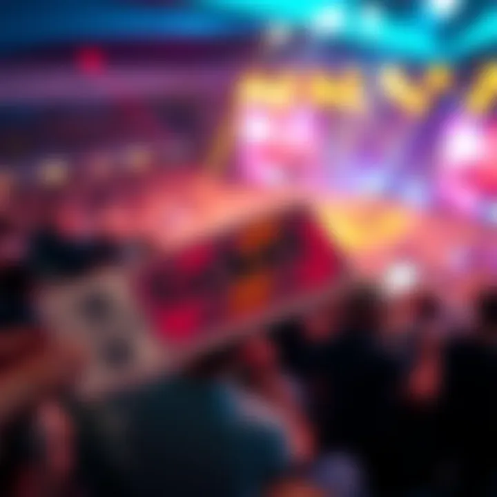 A close-up of a concert ticket with a blurry crowd in the background, symbolizing missed creative opportunities.