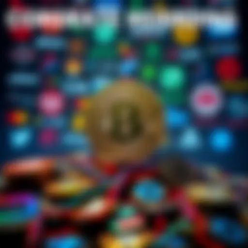 A visual representation of a digital Bitcoin stack with corporate logos in the background, symbolizing corporate Bitcoin ownership and market impact.