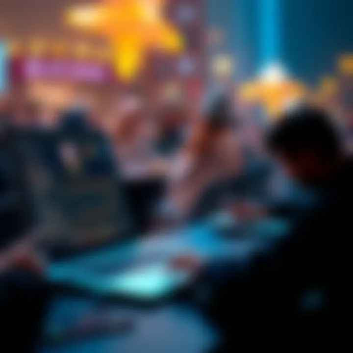 A person engaging in a crypto Discord channel on a laptop, finding job opportunities through networking