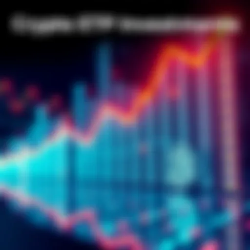 A graph showing an upward trend in cryptocurrency ETP influxes, symbolizing rising investor interest.