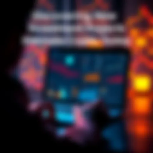 A person analyzing cryptocurrency projects on a laptop with charts and graphs displayed.