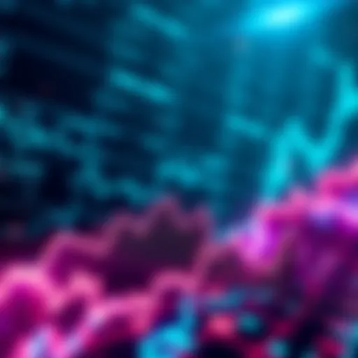 A graphic showing a downward trend in cryptocurrency prices, symbolizing a $170 billion loss in market cap.