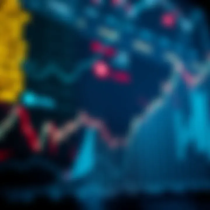 Cryptocurrency Market Decline Graph showing a downward trend in cryptocurrency prices with worried investors in the background