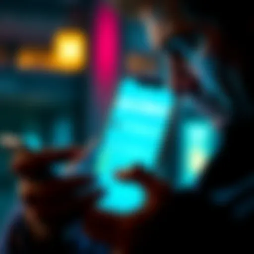 A worried person examining their phone with a crypto wallet interface showing a discrepancy in funds received after a transaction.