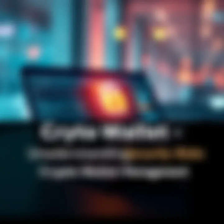 A person securing a crypto wallet on their laptop with a lock symbol representing safety.