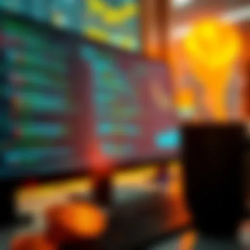 A computer screen displaying code and graphs related to cryptocurrency, symbolizing the launch of a new coin without a bundler