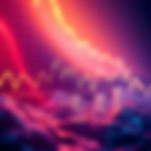A line graph depicting a downward trend in cryptocurrency prices over time, illustrating market fluctuations and investor sentiment.