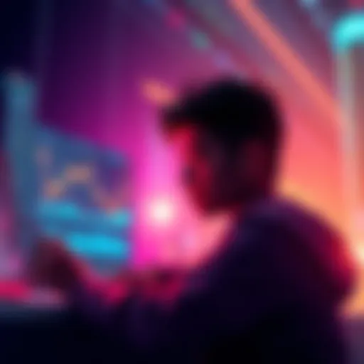 A person considering swapping SOL cryptocurrency for WBTC, looking at charts and graphs on a laptop screen.