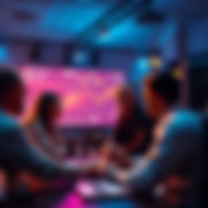 A group of people discussing Ethereum and crypto trends in a vibrant online forum setting.