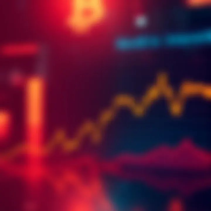 Graph showing a downward trend in Bitcoin retail interest as market sentiment shifts to fear