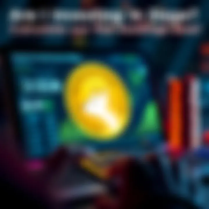 A person calculating their Dogecoin holdings with a calculator and Dogecoin logo on the screen