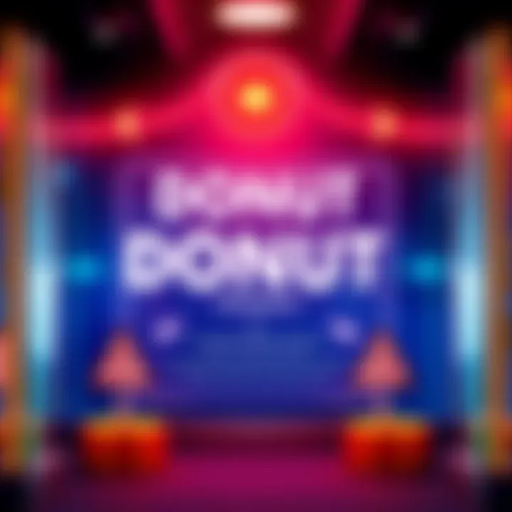 Graphic showing a proposal for adjusting DONUT rewards, with a visual focus on penalizing large transfers to promote long-term participation, featuring arrows and warning signs