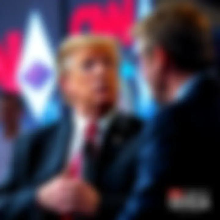 Eric Trump speaking on CNN about the future of Ethereum and cryptocurrency
