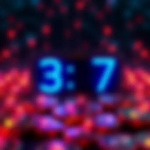 A digital countdown timer showing 37 days with Ethereum symbols around it, representing 2 million ETH waiting to unstake.