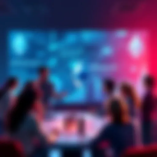A group of people engaging in a lively conversation about Ethereum on a digital platform
