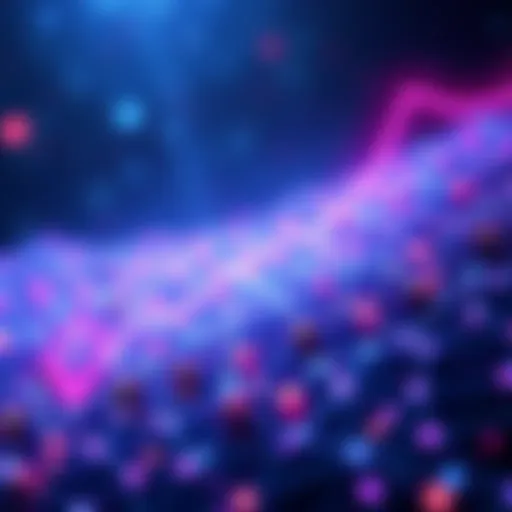 A visual representation of Ethereum's increased transaction throughput, showing rapid data flow and blockchain nodes connecting seamlessly.