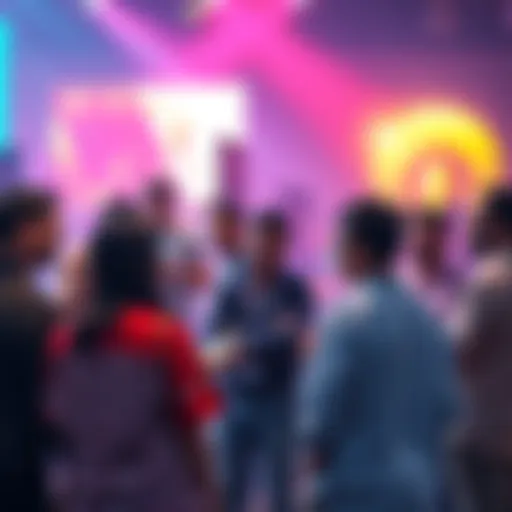 People engaging in a lively conversation about Ethereum updates and news.