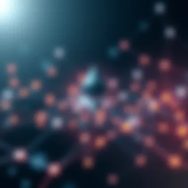 A visual representation of Ethereum's decentralized network with digital connections symbolizing innovation in technology and finance.