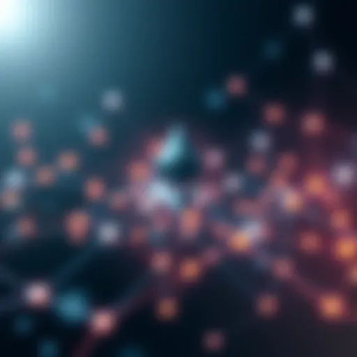 A visual representation of Ethereum's decentralized network with digital connections symbolizing innovation in technology and finance.