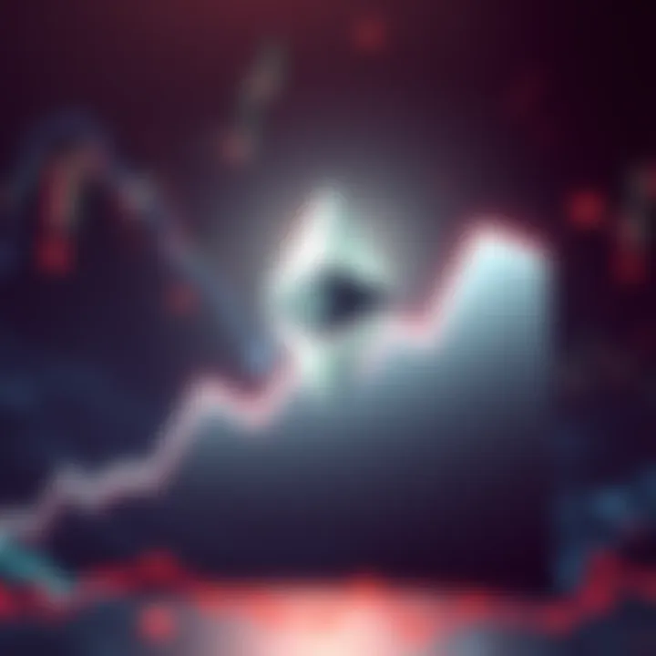 Ethereum logo with upward trending graph indicating price rise above $4,100