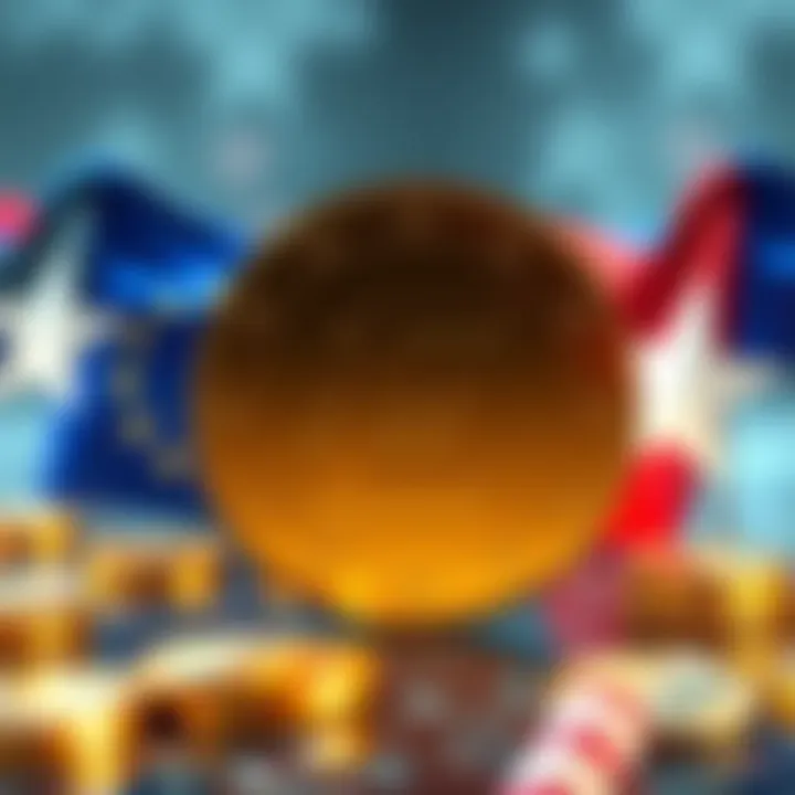 A digital representation of a Euro Coin symbolizing a new stablecoin initiative in Europe, with flags of Europe and a backdrop of digital finance elements.