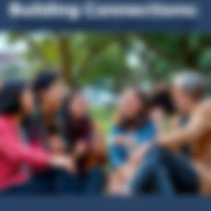 A group of friends laughing and chatting in a park, enjoying their time together